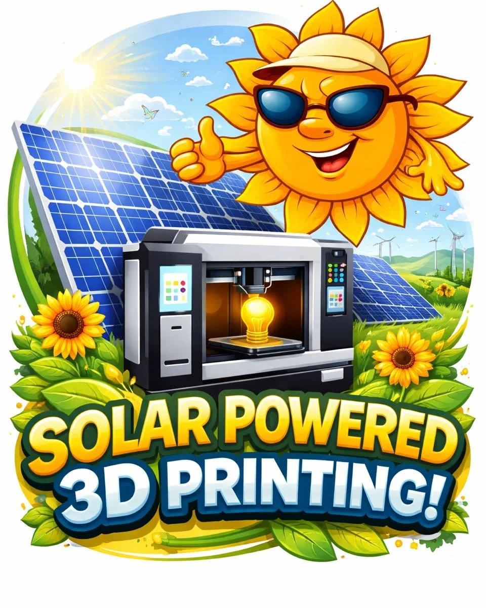 ☀️ Powered by the sun, built with passion ☀️

Did you know our entire print farm is 100% solar powered?

Every little creature, fidget, and custom piece we make is created using clean, renewable energy&mdash;right here at home print farm. 🌱

That me