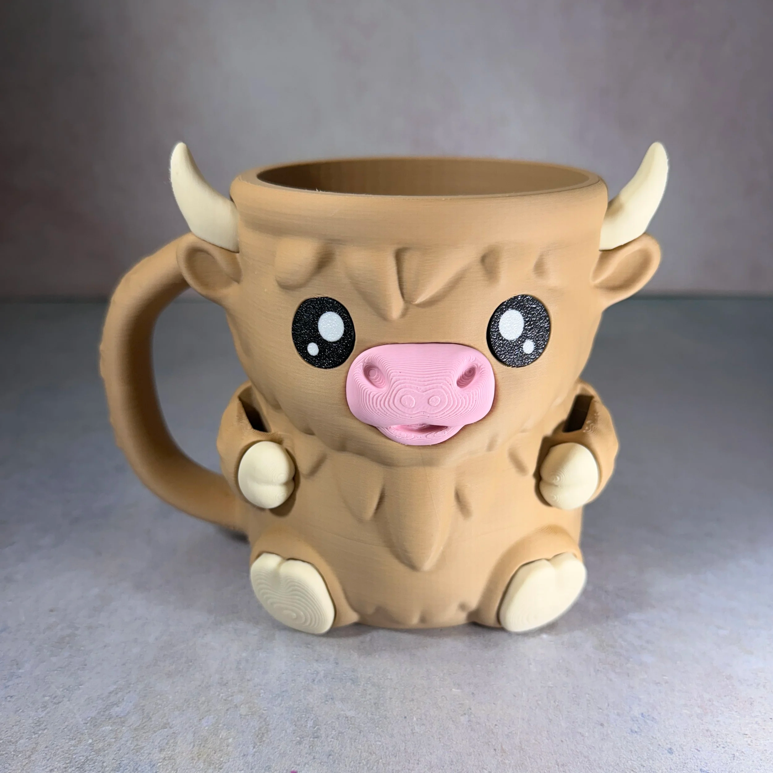 HIGHLAND COW ICE CREAM PINT HOLDER