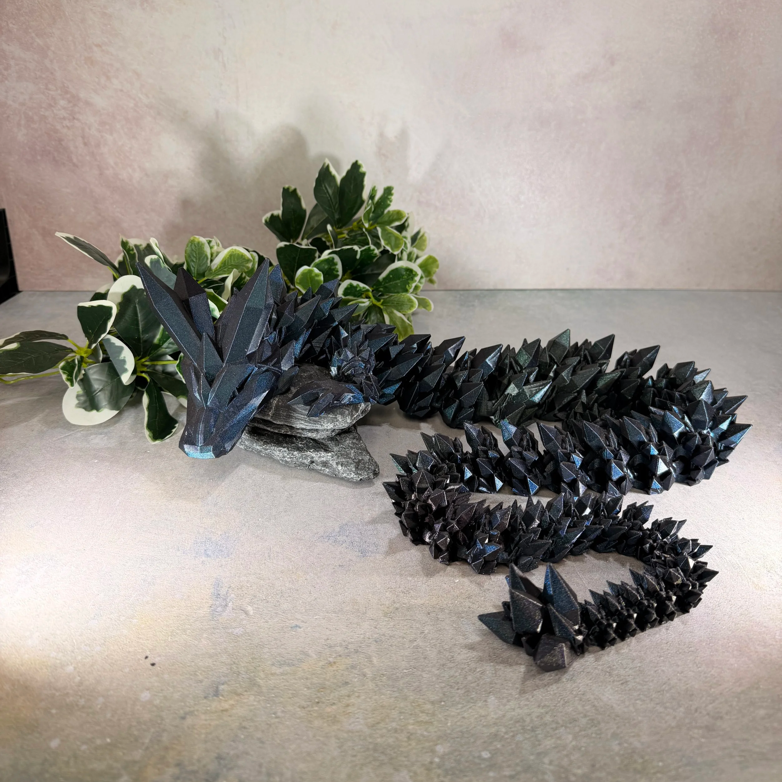 LARGE CRYSTAL DRAGON