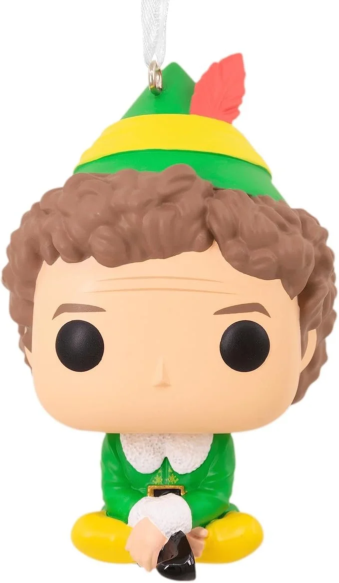 Hallmark Collectable Funko POP! Buddy the Elf Ornament, Christmas Decoration, Hanging Ornament, Gifts for Christmas