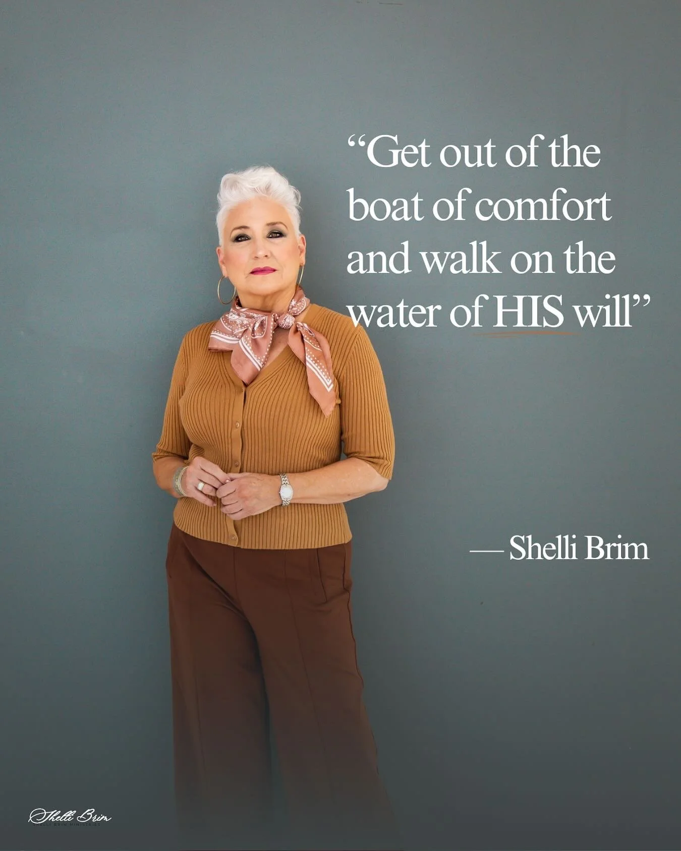It can often be the most comfortable to be in “the boat”
The truth is, we aren’t called to stay where it’s comfortable or to stay in the calm stillness of the boat.
God is constantly calling us higher, whether that’s i