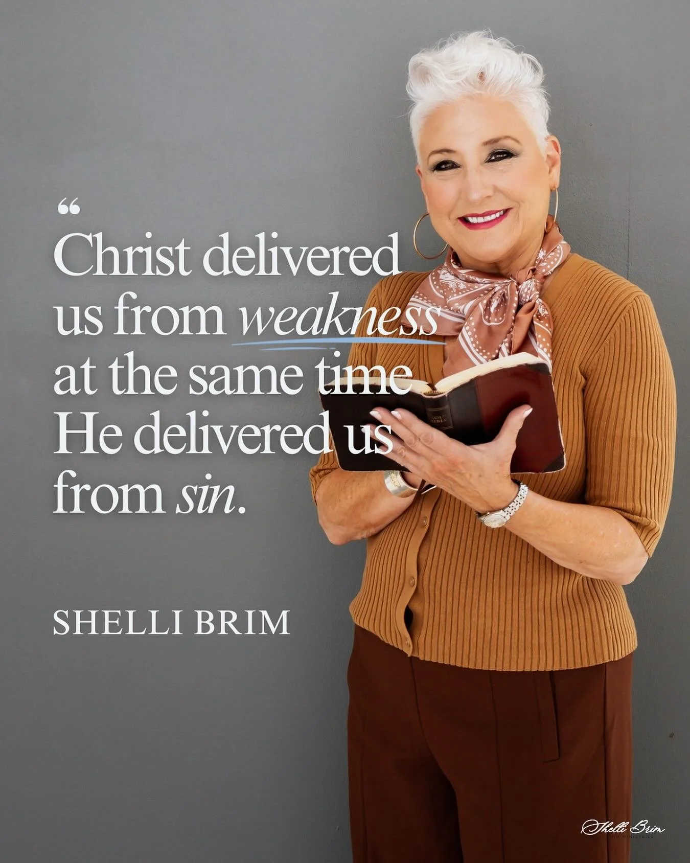 In Christ, our weakness is exchanged for His strength!

2 Corinthians 12:9 

But He said to me, &ldquo;My grace is sufficient for you, for my power is made perfect in weakness! Therefore I will boast all the more gladly about me.&rdquo;