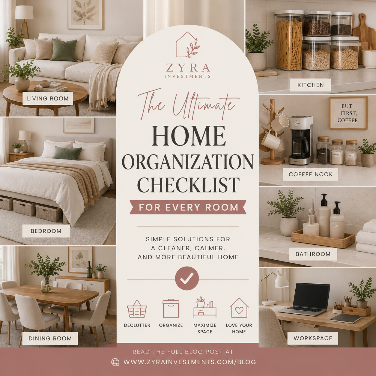 The Ultimate Home Organization Checklist for Every Room