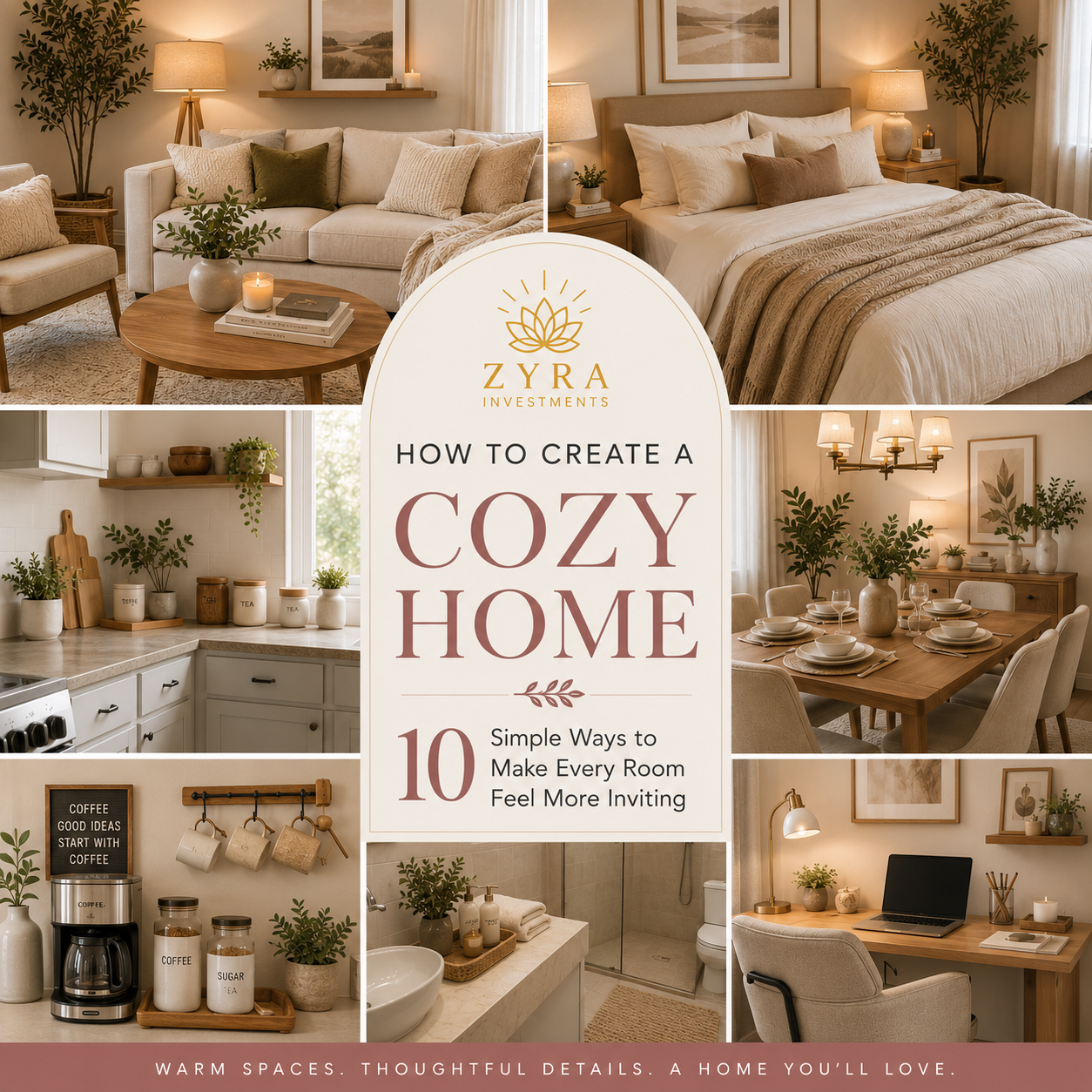 How to Create a Cozy Home: 10 Simple Ways to Make Every Room Feel More Inviting