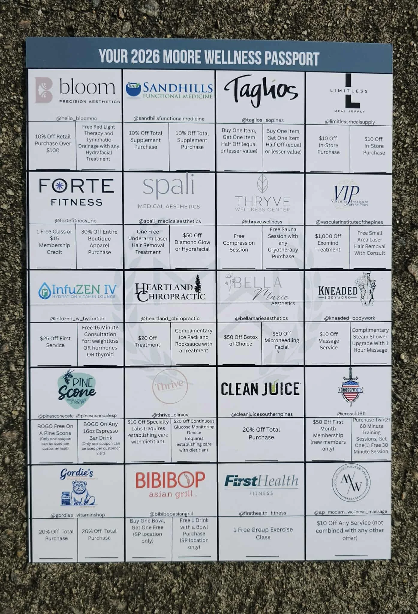 Moore Wellness Passport