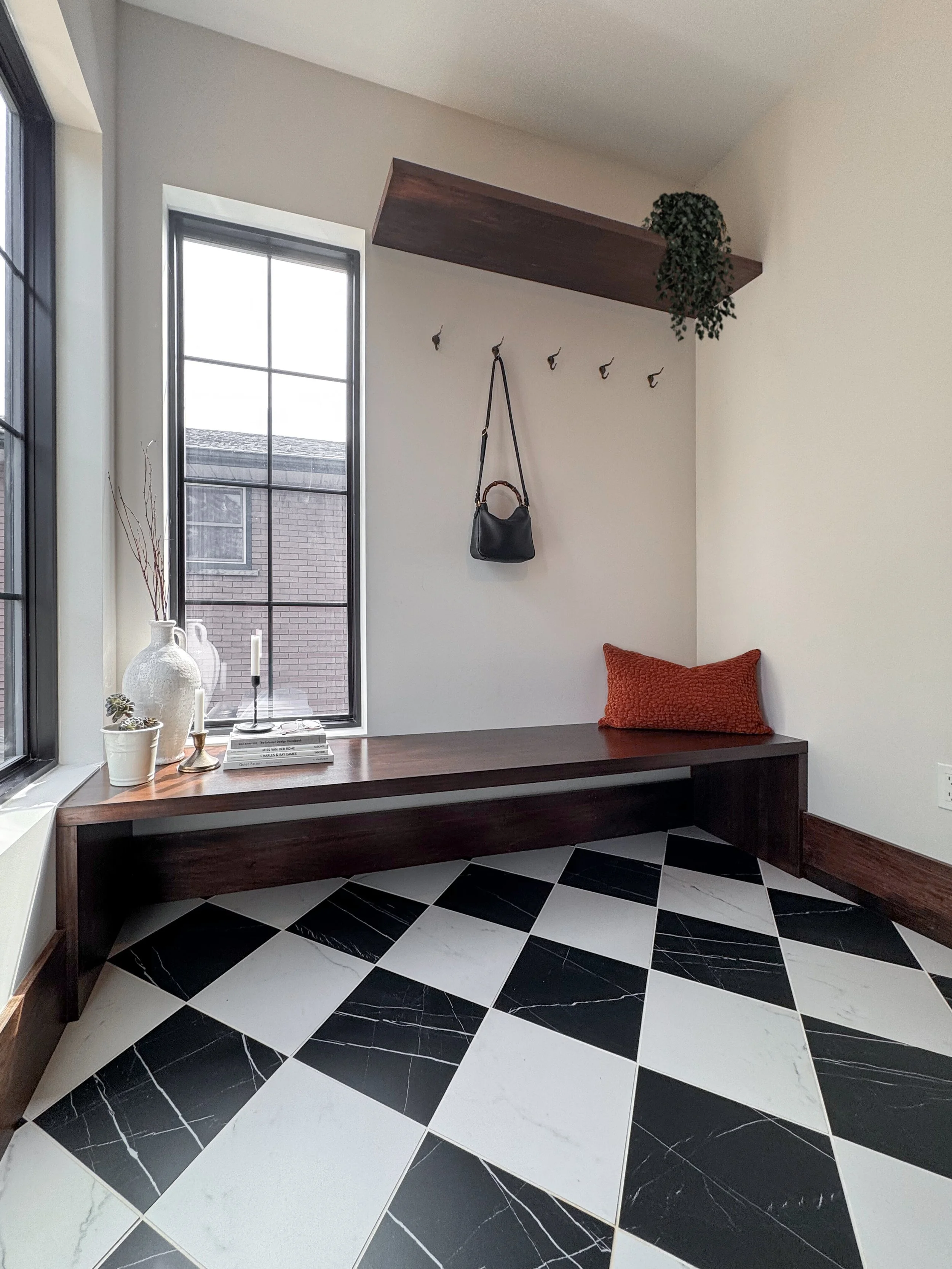 Example of Renovated Mudroom