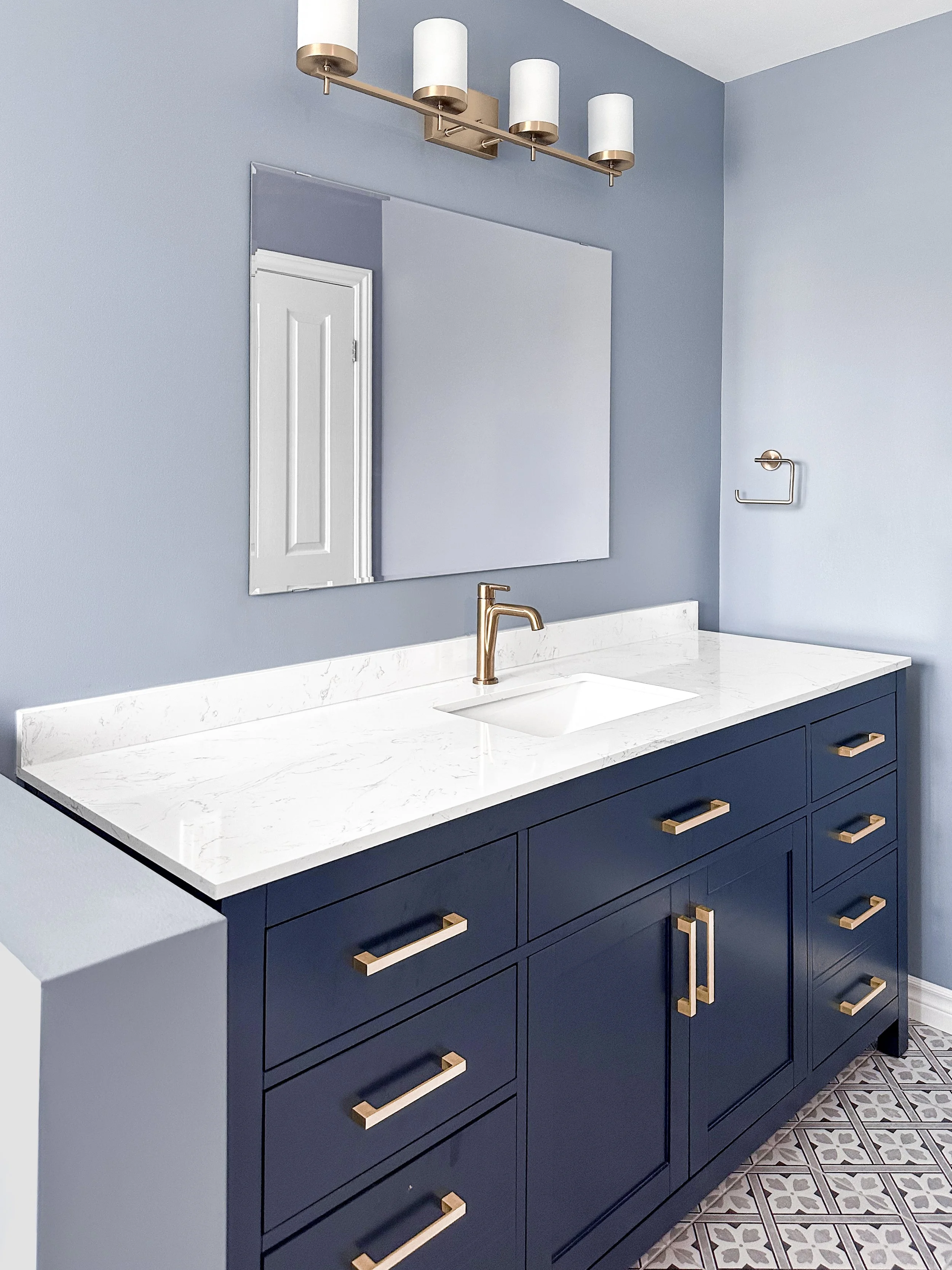 Custom Ensuite & Family Bathroom Renovations on Templeton Dr in Kitchener
