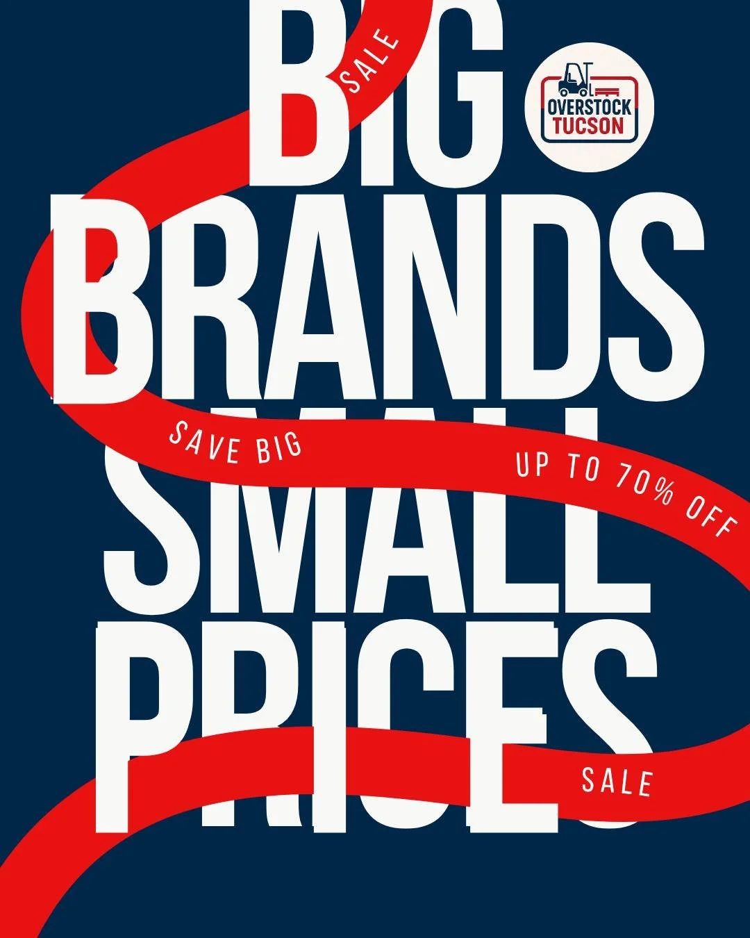 🚨 Big Brands. Small Prices. Huge Savings. 🚨
 From home goods to tools and appliances — everything’s up to 70% off retail!
 New inventory hits the floor every week, so stop by and see what deals you’ll uncover.
#OverstockTucson #Bi