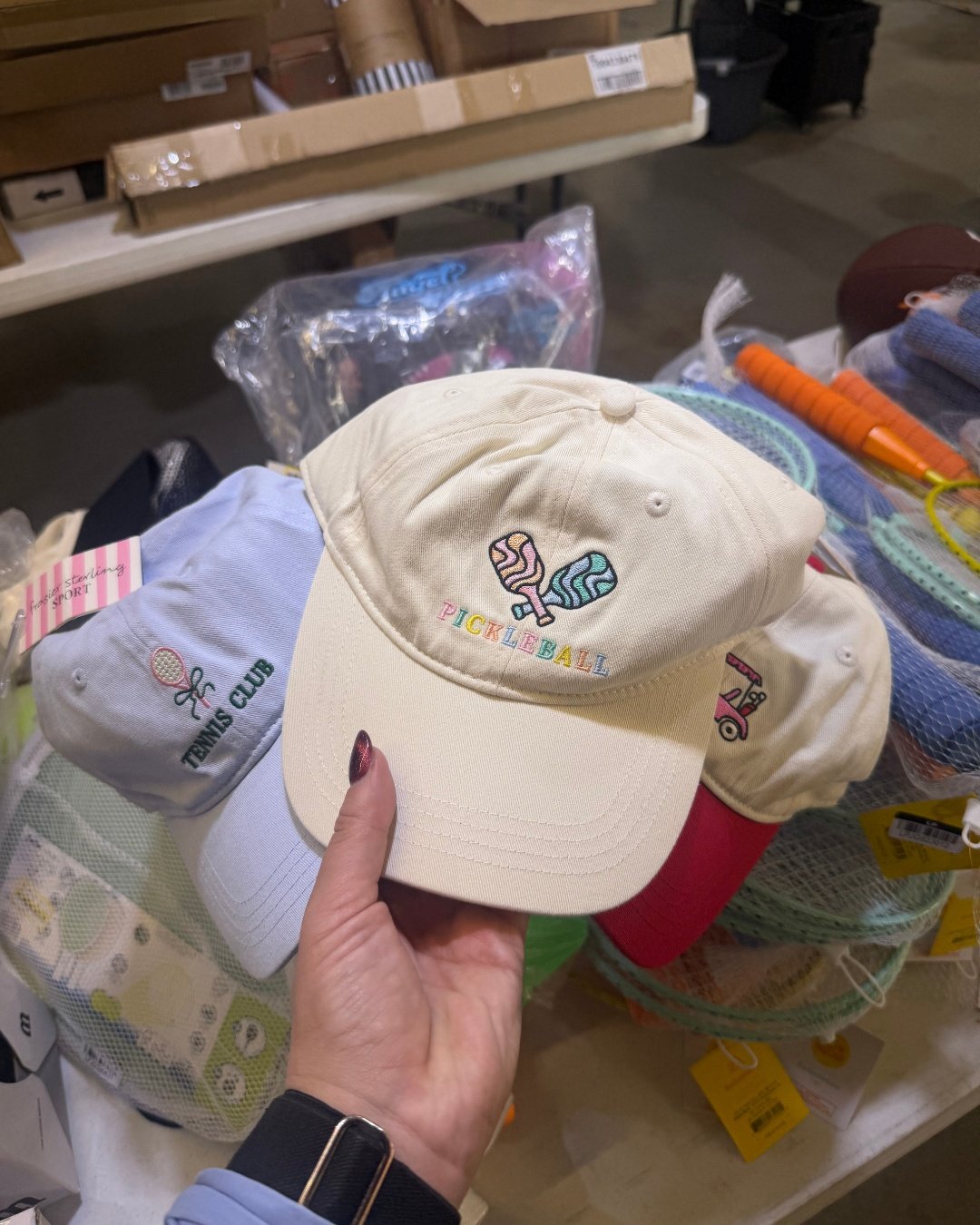 🧢Pickleball fans, this one&rsquo;s for you 🏓

We often get pickleball paddles, balls, and gear in the warehouse, all at up to 75% off. Whether you&rsquo;re just starting out or upgrading your setup, it&rsquo;s worth stopping by to see what&rsquo;s 