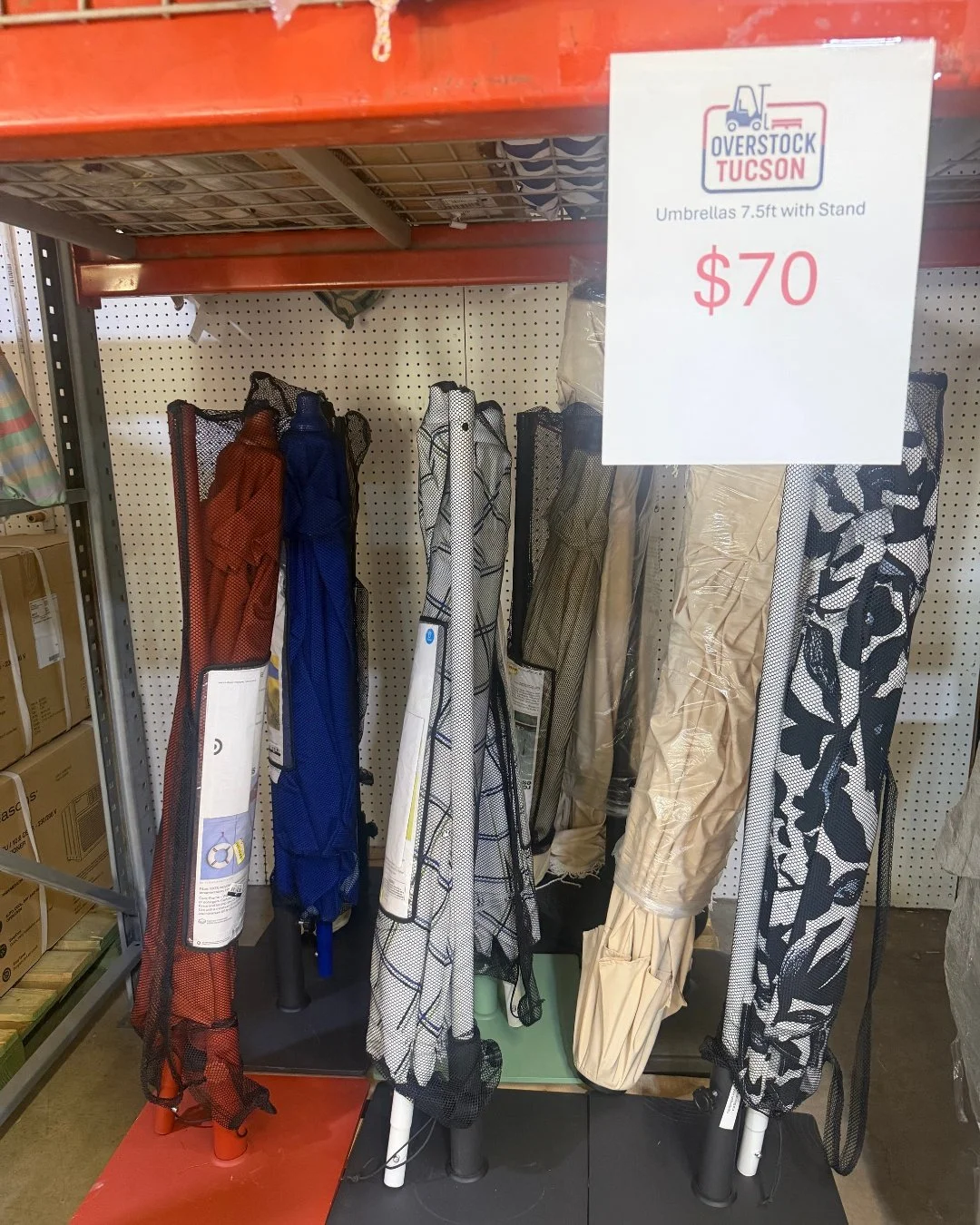 ☀️ Shade your outdoor space in style!

Overstock Tucson has patio umbrellas at unbeatable prices perfect for backyard lounging, poolside shade, or outdoor dining. Durable, stylish, and easy on your wallet, these are a must have for sunny days ahead.
