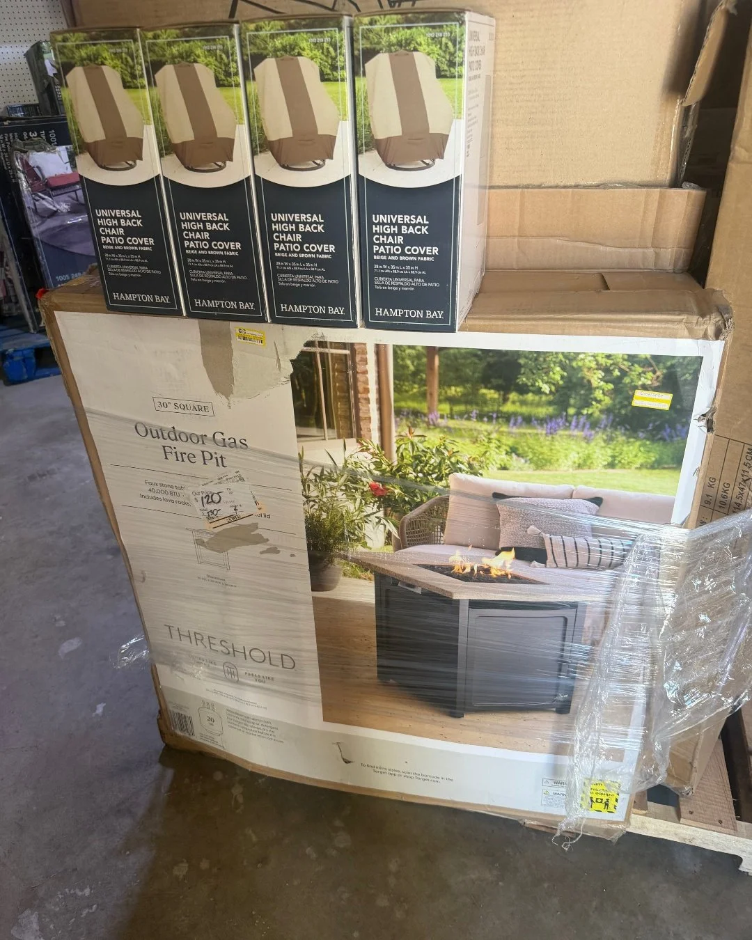 🔥 Backyard season just got better.

Outdoor gas fire pit tables just hit the floor at Overstock Tucson. Perfect for cool nights, weekend hangouts, or turning your patio into the go to spot  all without paying full retail. Solid style, real warmth, a