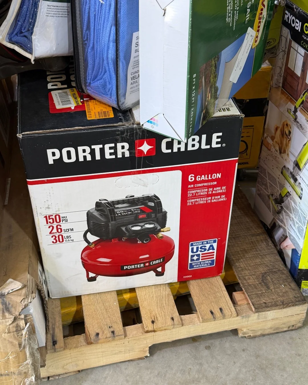 💨 𝗣𝗼𝘄𝗲𝗿 𝘂𝗽 𝘆𝗼𝘂𝗿 𝗽𝗿𝗼𝗷𝗲𝗰𝘁𝘀!

Porter Cable 6-gallon air compressors are in our warehouse at up to 75% off compact, reliable, and perfect for DIY or professional tasks.

⚡ Get yours now at Overstock Tucson!

#OverstockTucson #AirCompr