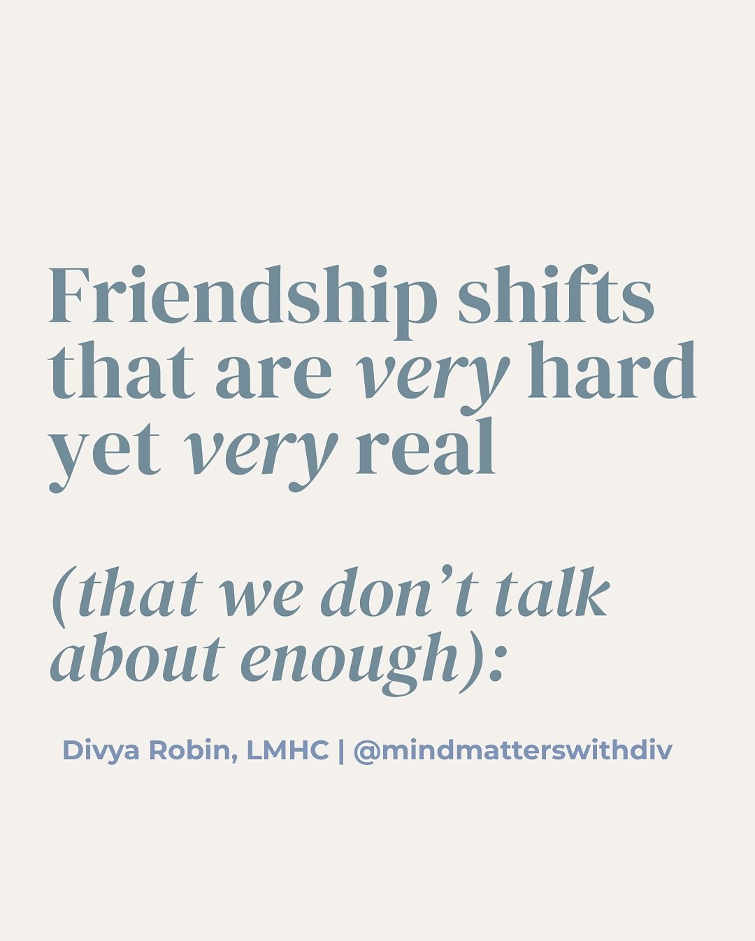 I took a few weeks off of content (missed you all! ✨) and what better way to jump back in than with some friendship content. Specifically let's talk about friendship shifts - yes the ones that we don't talk about enough (but many of us experience).

