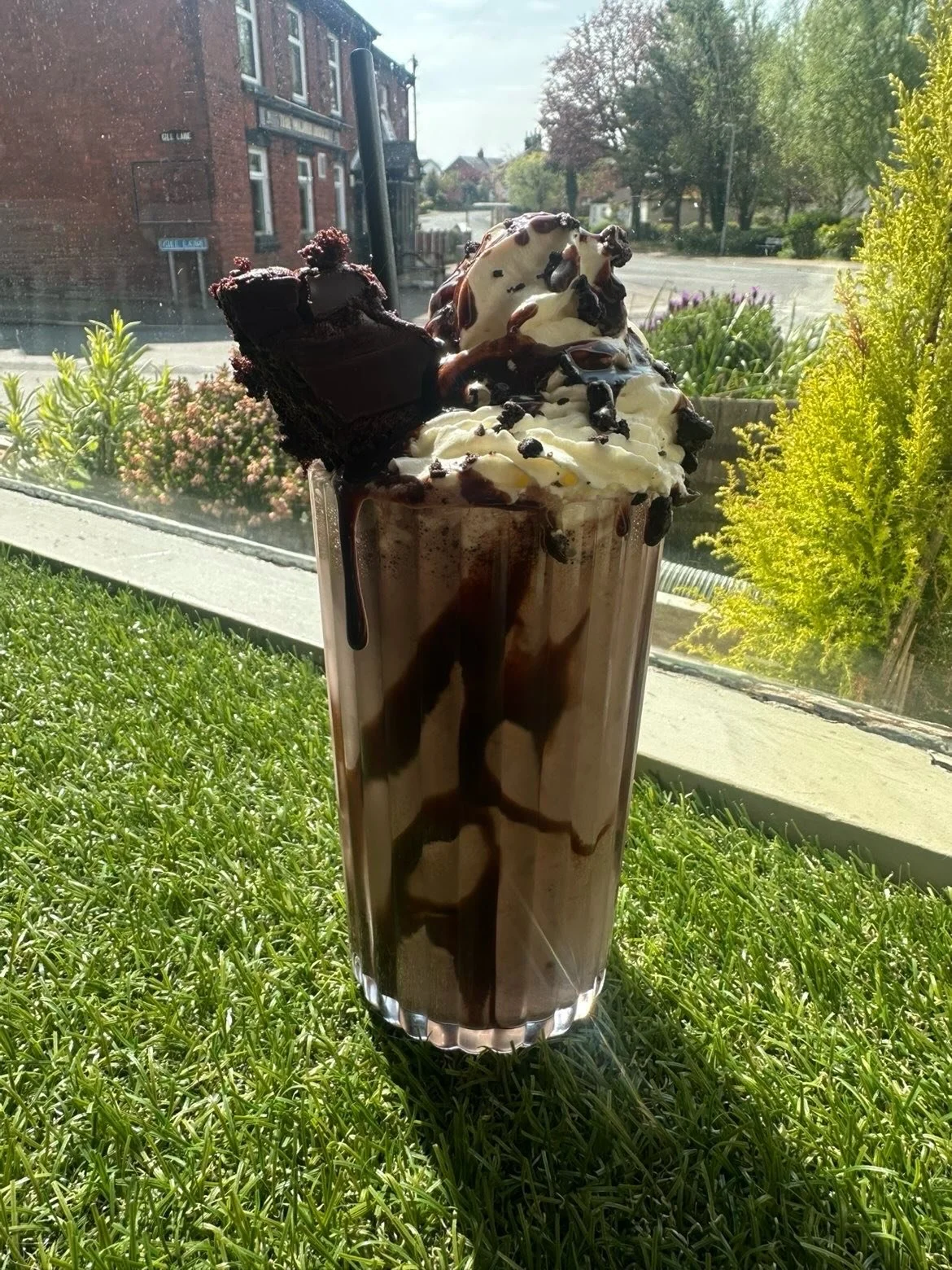 Lovely day for it&hellip;

CHOCOLATE BROWNIE MILKSHAKE‼️🍫 🥤