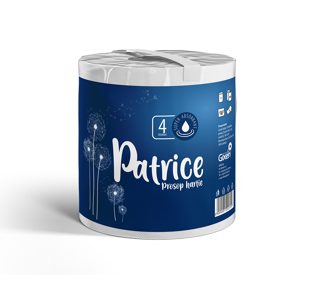 Prosop Patrice 4 straturi alb