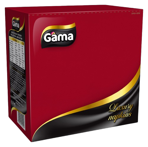 Servetel Gama Lux 2 straturi Rosu