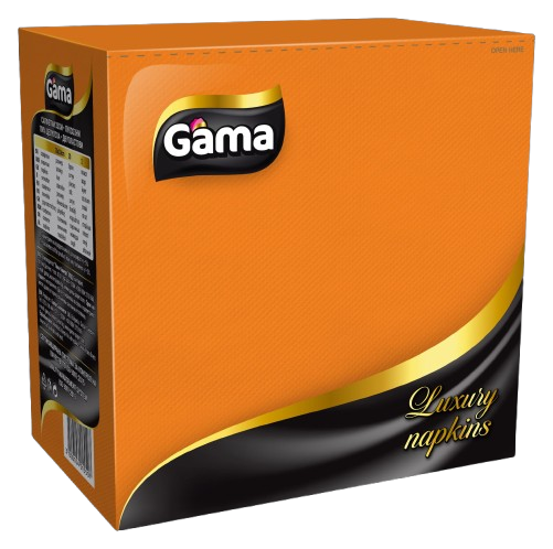 Servetel Gama Lux 2 straturi Portocaliu