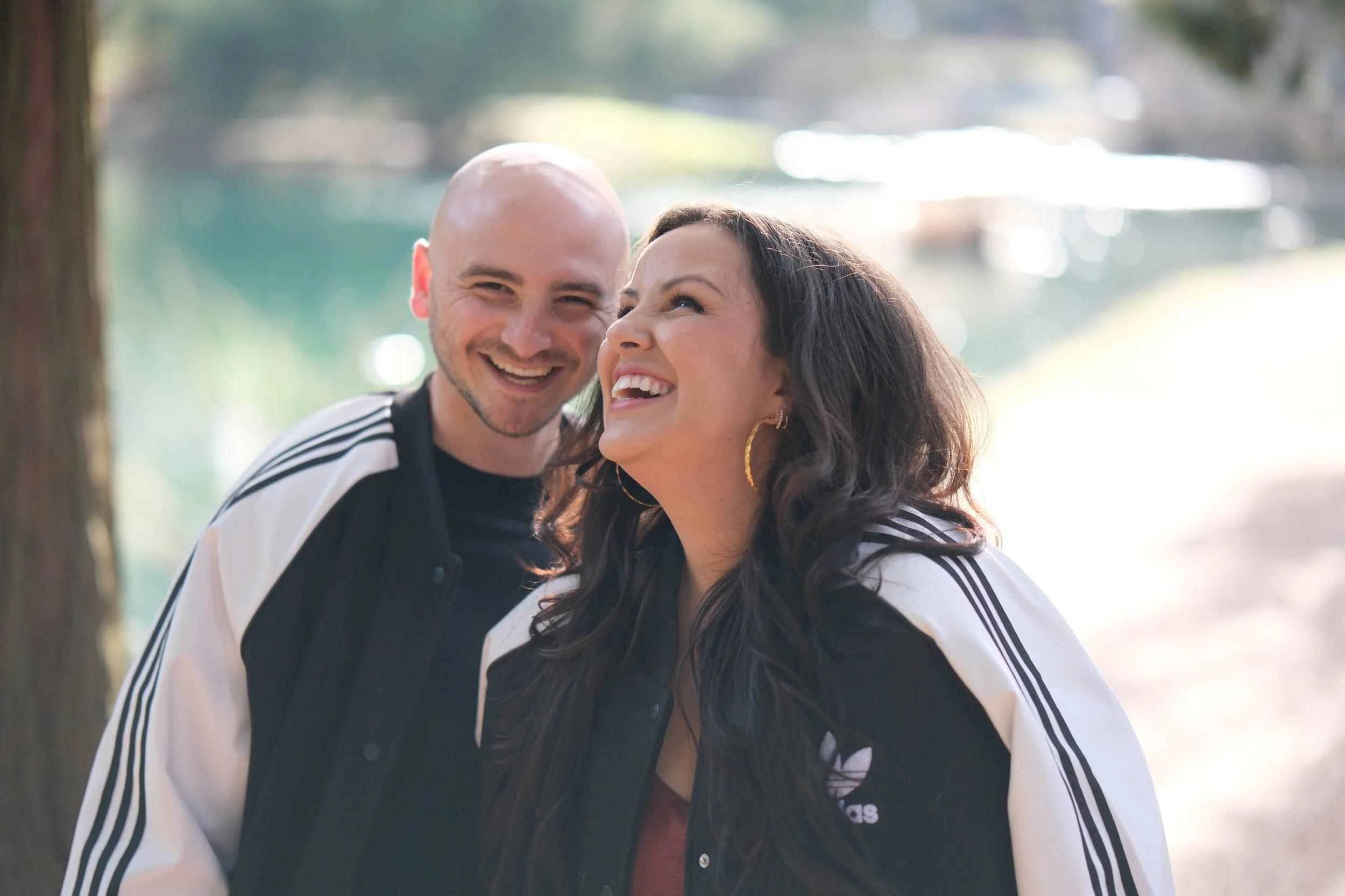 Fun couples engagement photo shoot