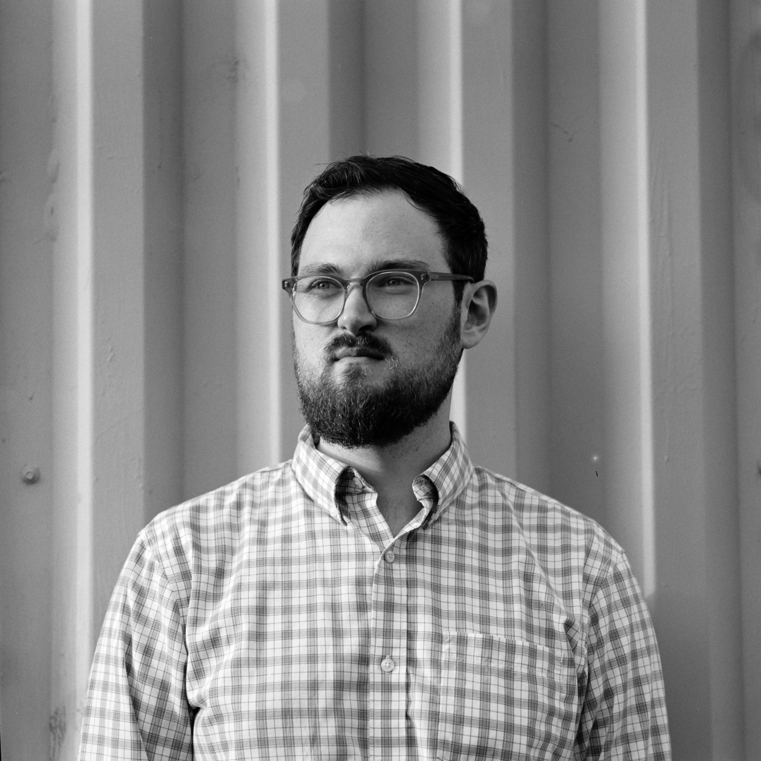 Artistic portrait photography on black & white medium format film with a Hasselblad