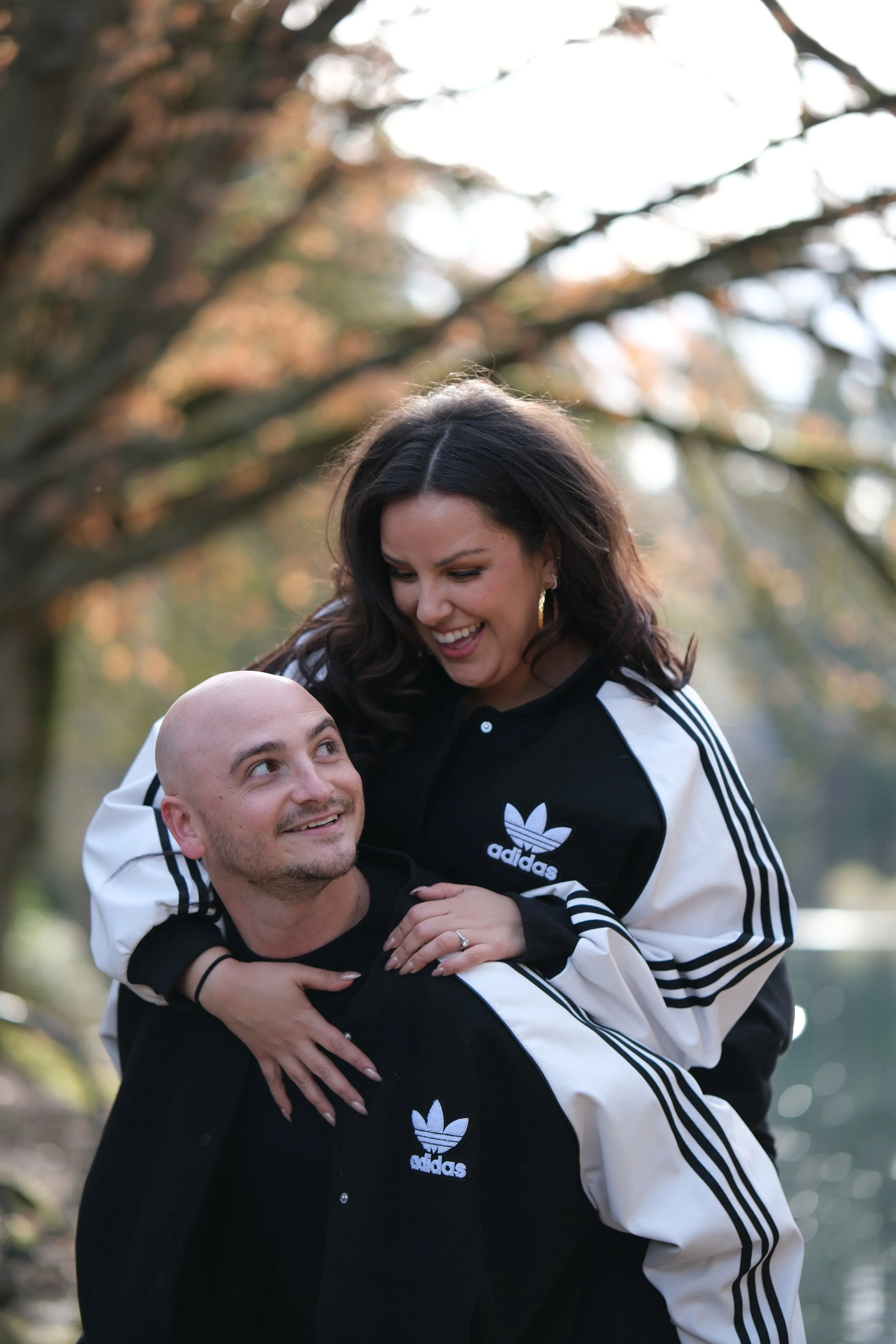 Fun couples engagement photo shoot