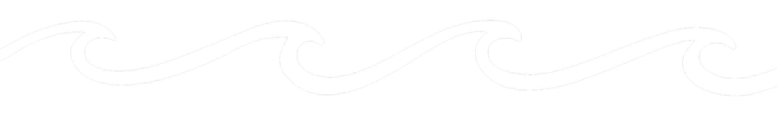 A black background with white wavy lines.