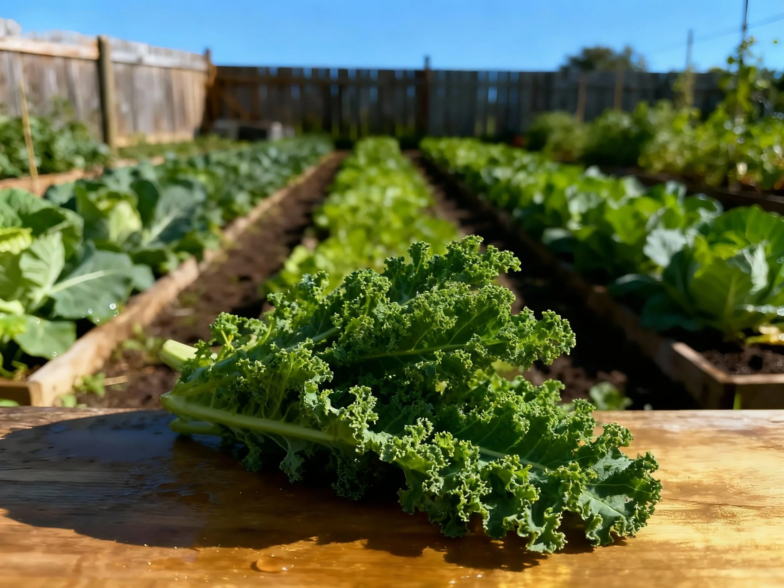 Stir-Fried Organic Kale (with American Wagyu Beef or Organic Chicken Wing Mince)