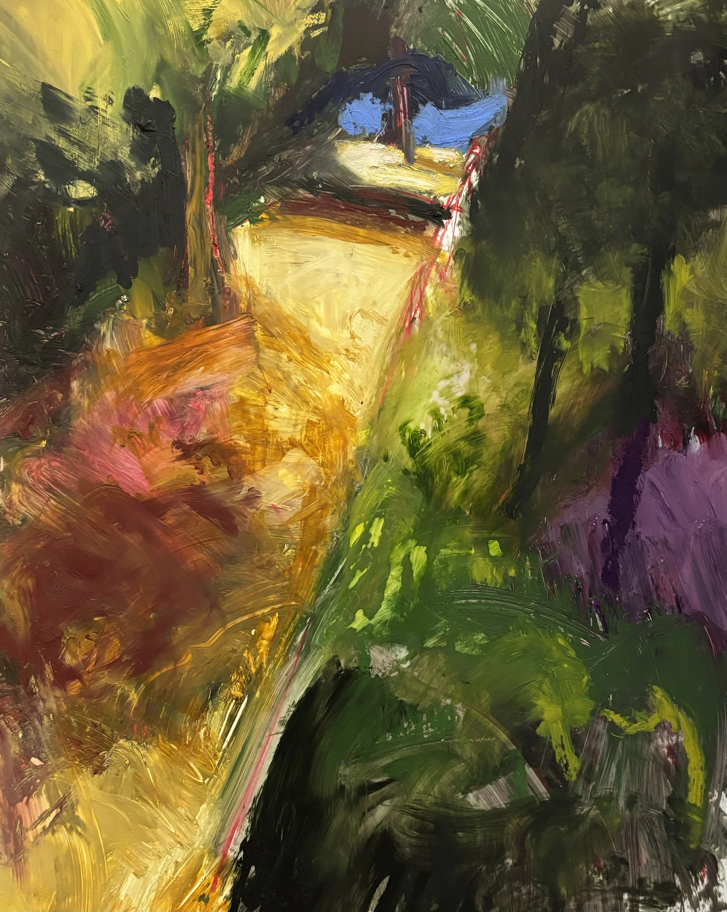 Title: The way forward / dimension and shapes in the distance |
Medium: Oil stick on yup |
Dimensions: 30 x 24 inches |
Year: 2024