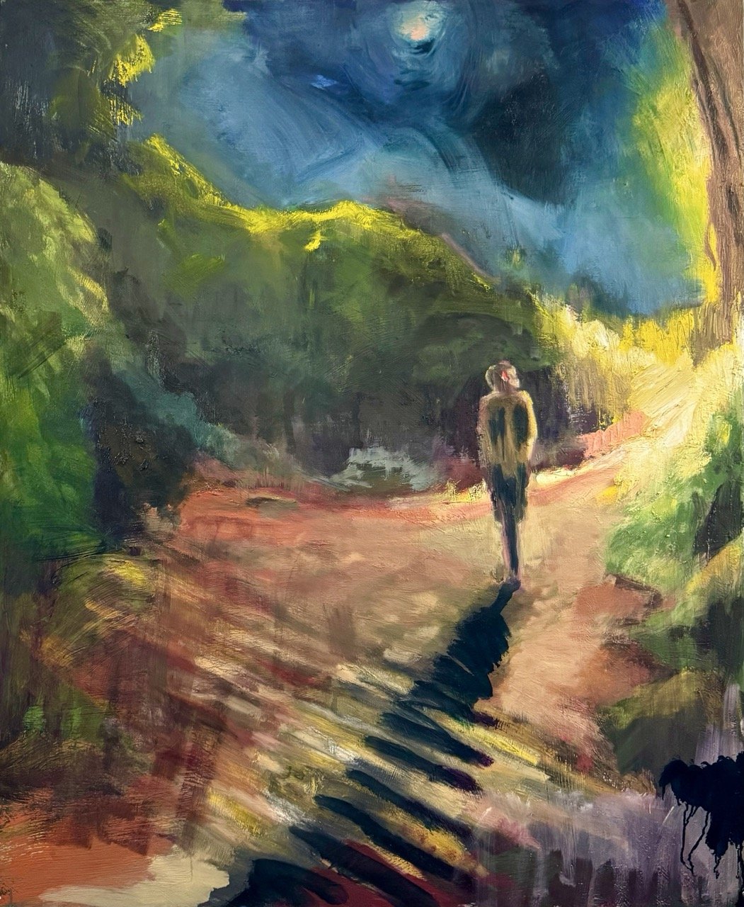Title: Look up, believe in everything, let it hurt #6 | Medium: Oil on canvas | Dimensions: 36 x 30 inches | Year: 2026