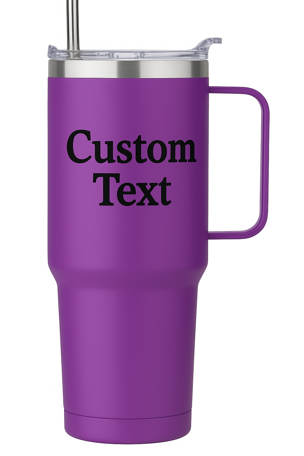 40oz Stainless Steel Tumbler with Handle