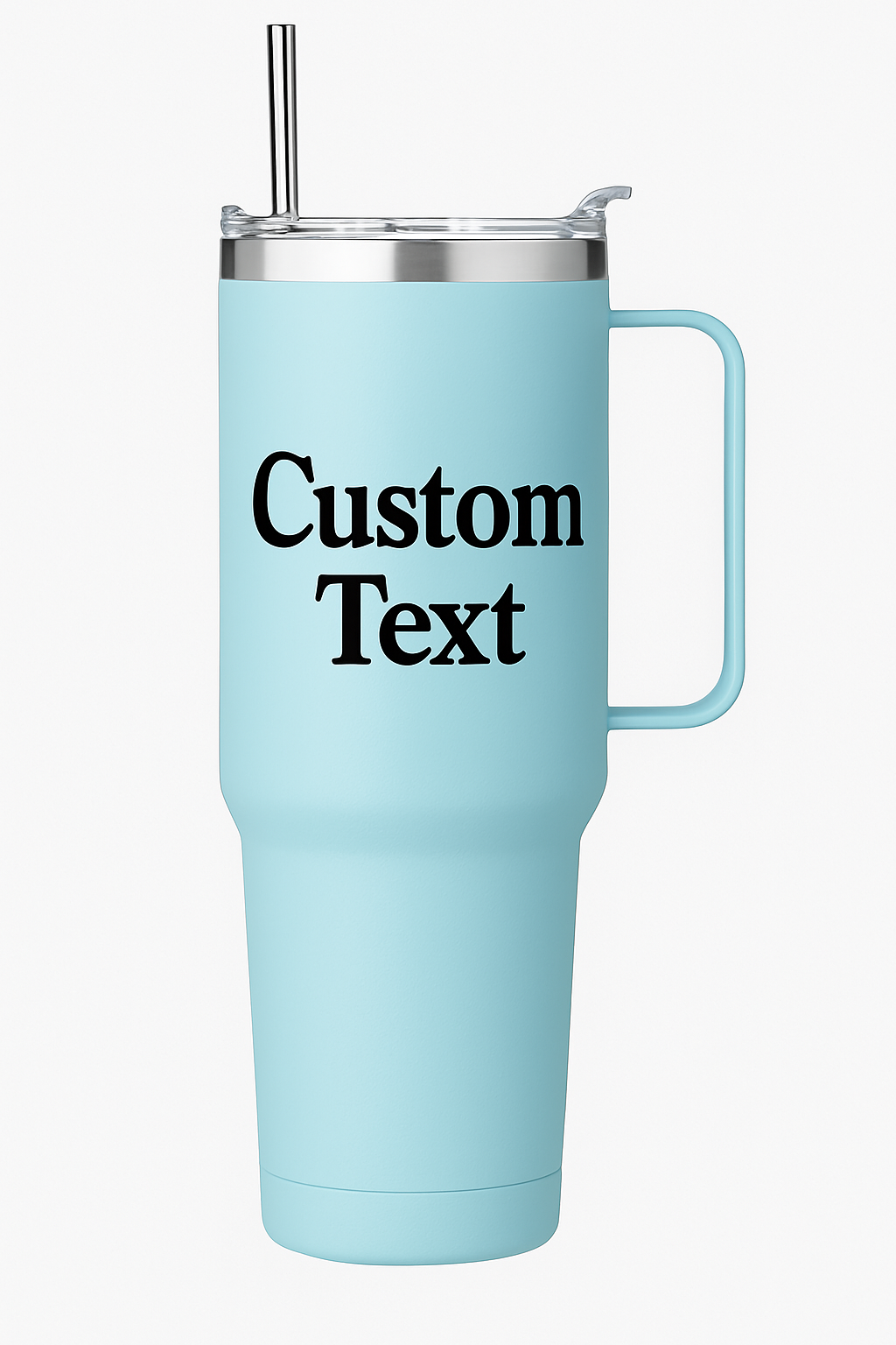 40oz Stainless Steel Tumbler with Handle