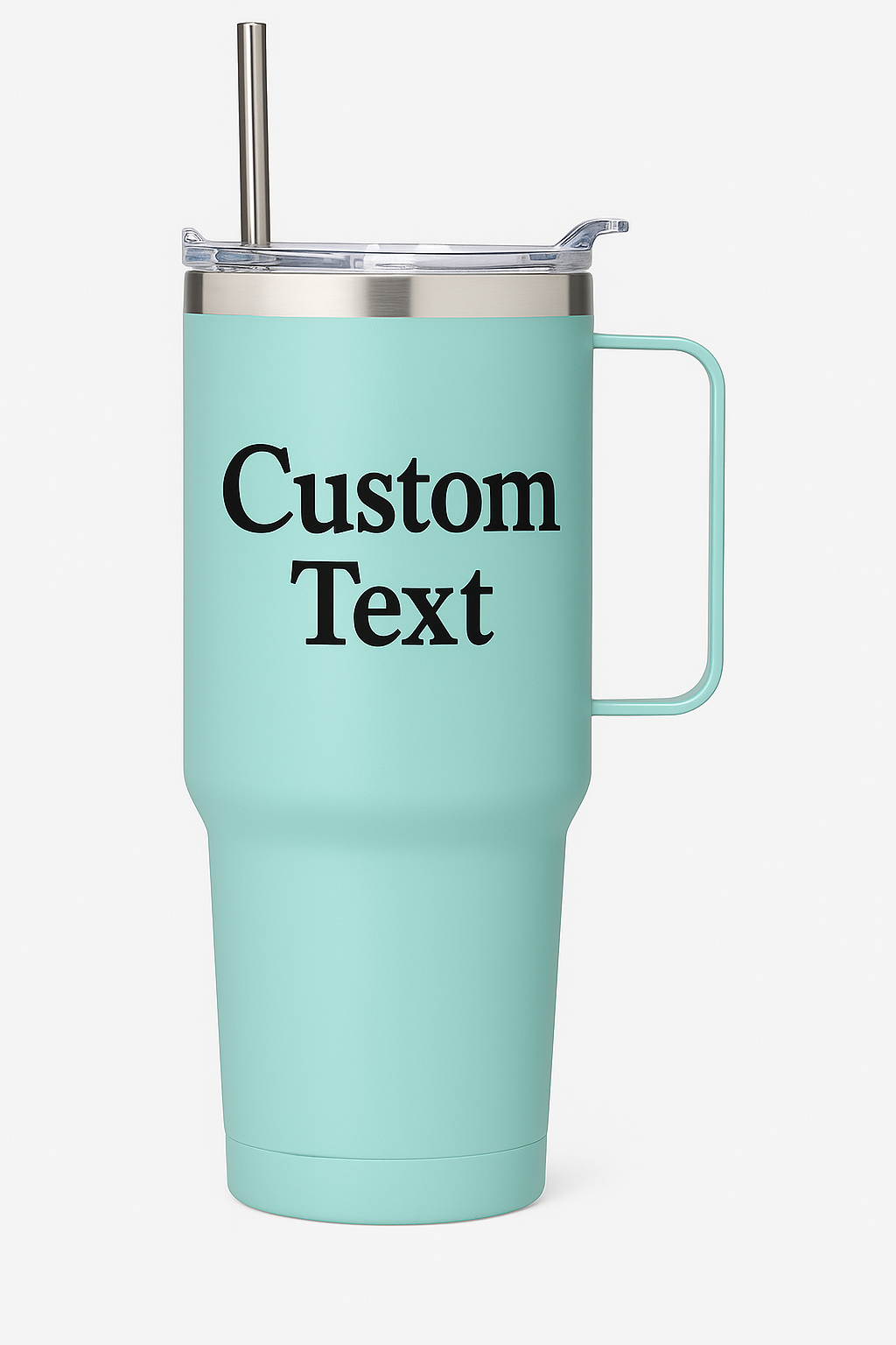 40oz Stainless Steel Tumbler with Handle