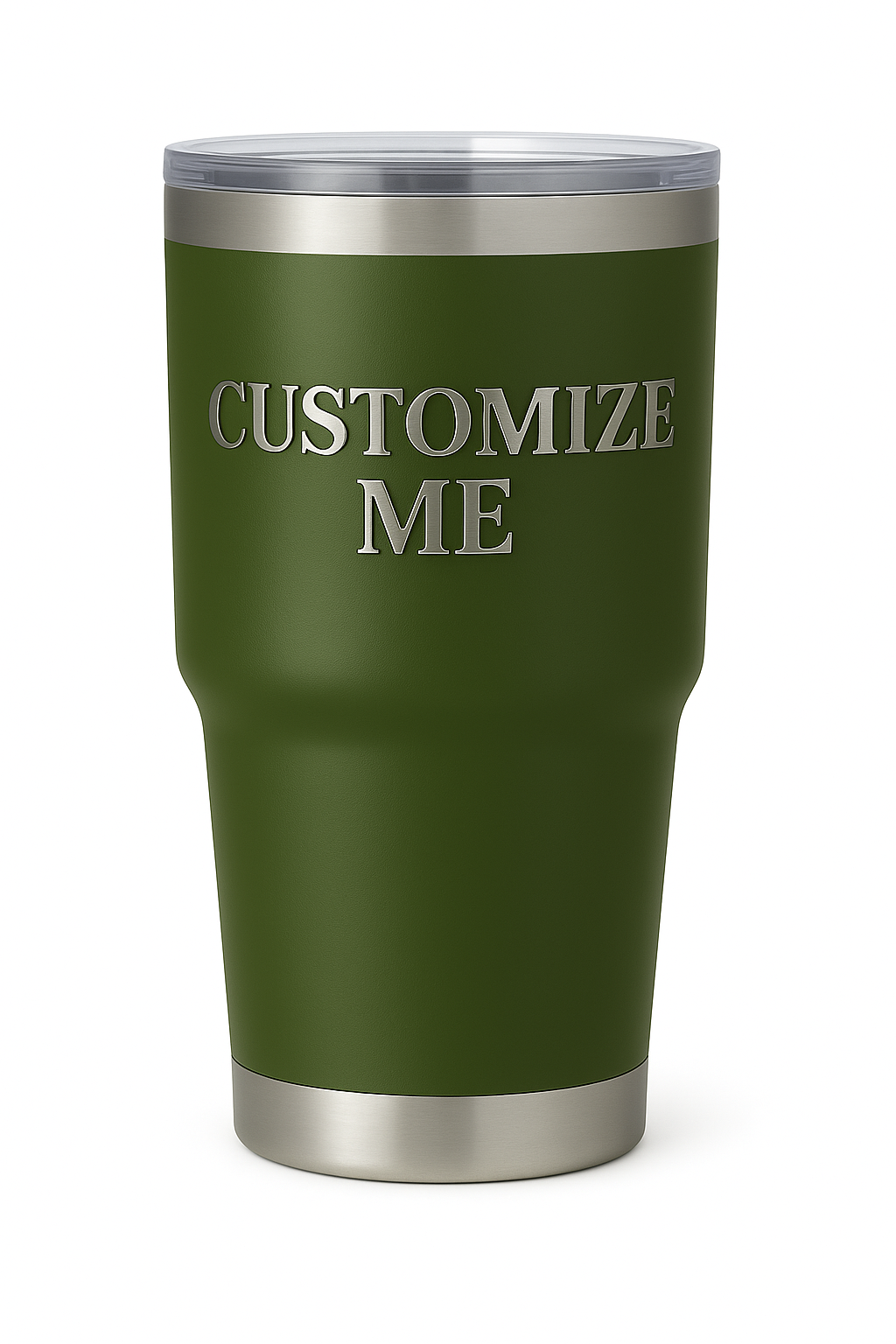 20oz or 30oz Stainless Steel Tumbler with Lid and Straw