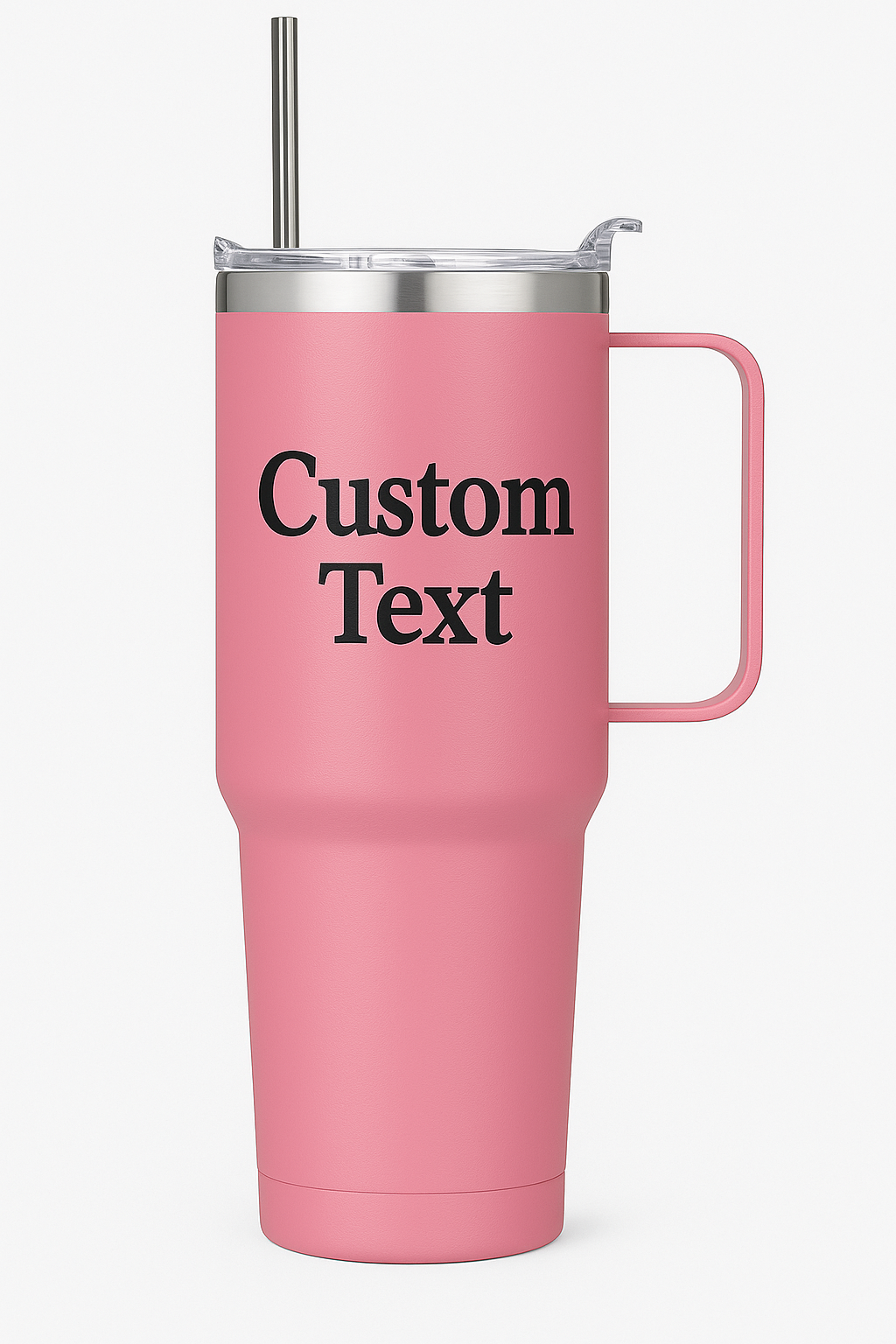 40oz Stainless Steel Tumbler with Handle