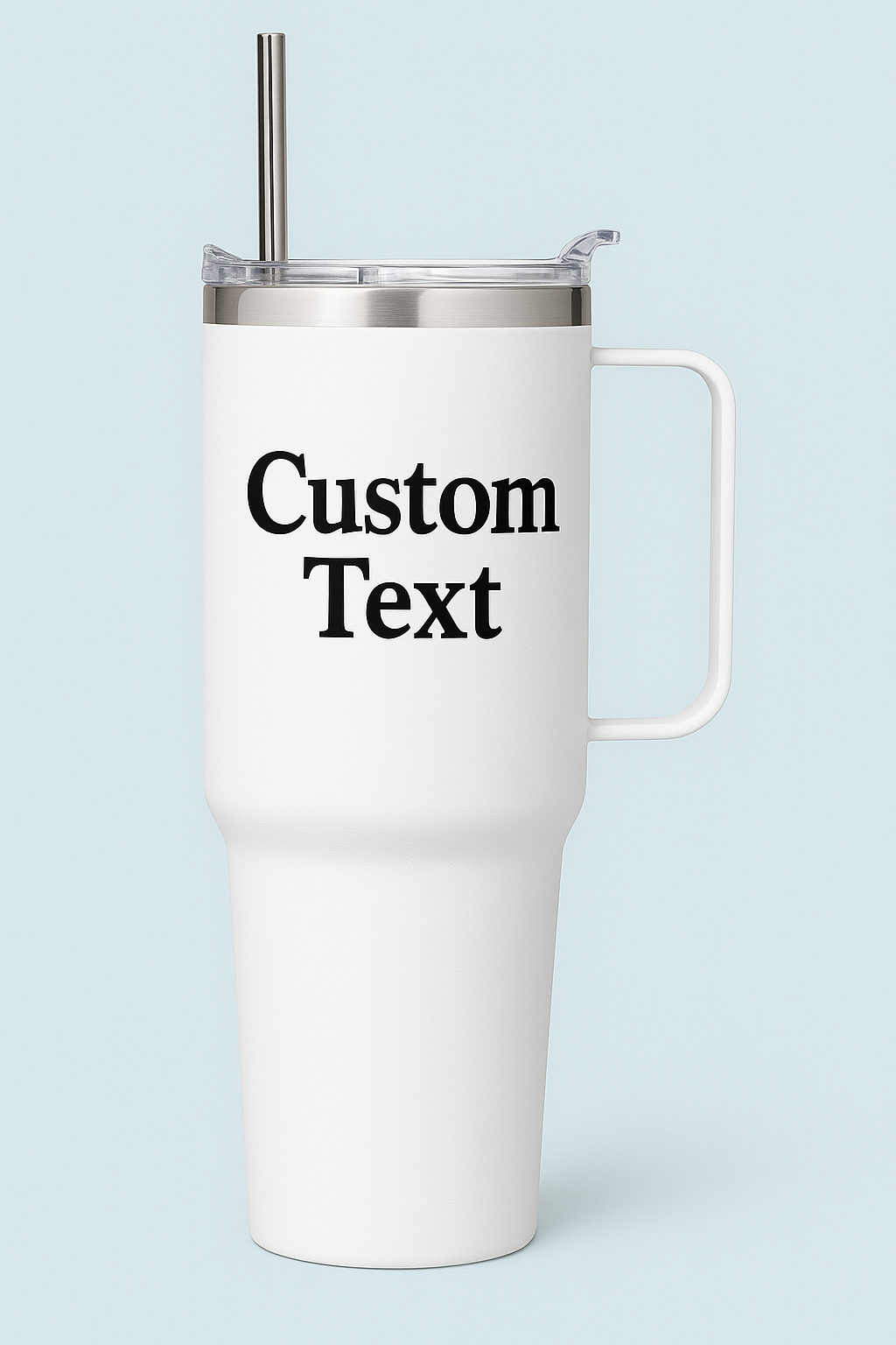 40oz Stainless Steel Tumbler with Handle