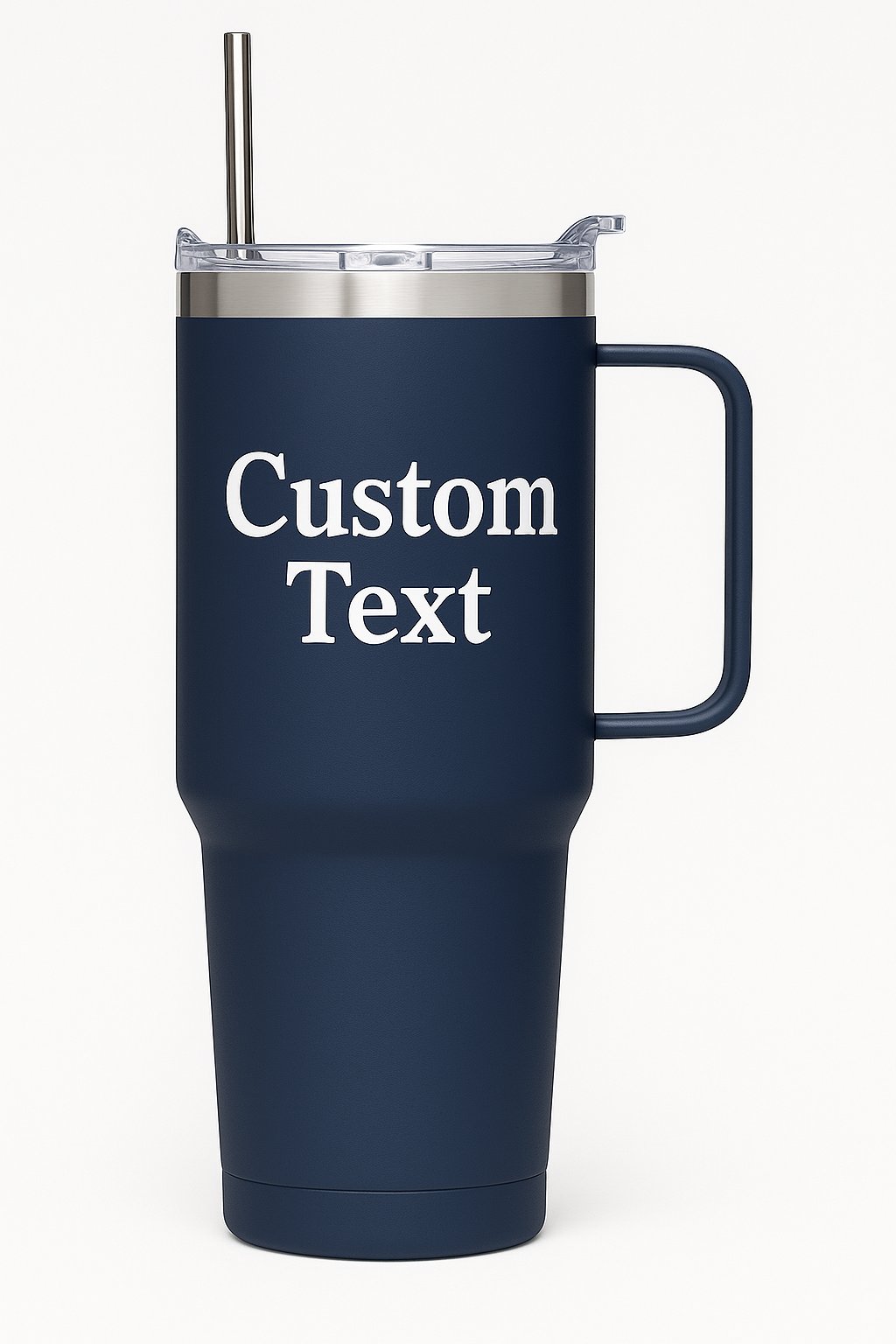 40oz Stainless Steel Tumbler with Handle