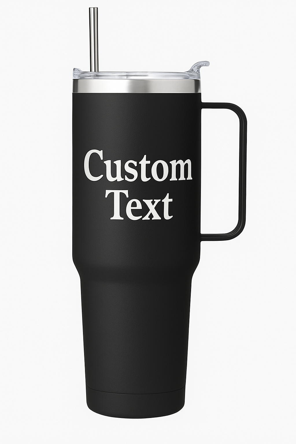 40oz Stainless Steel Tumbler with Handle