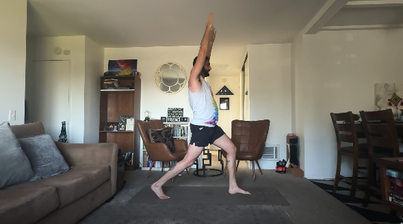Crescent Pose (Ashta Chandrasana)