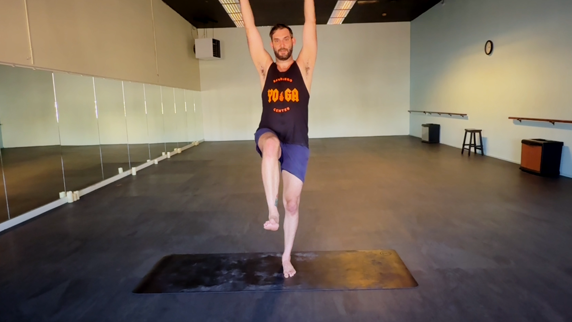 One-Legged Mountain (Eka Pada Tadasana)