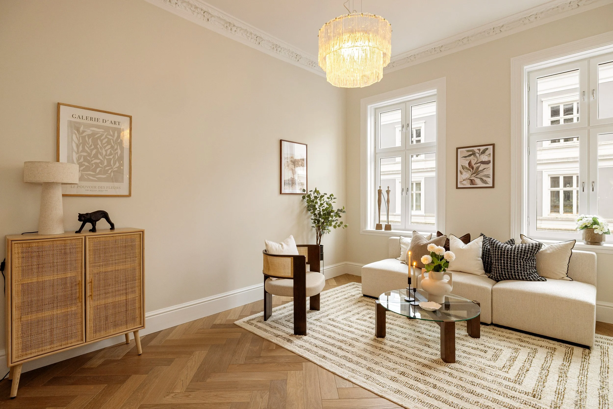 Image of a livingroom with a table