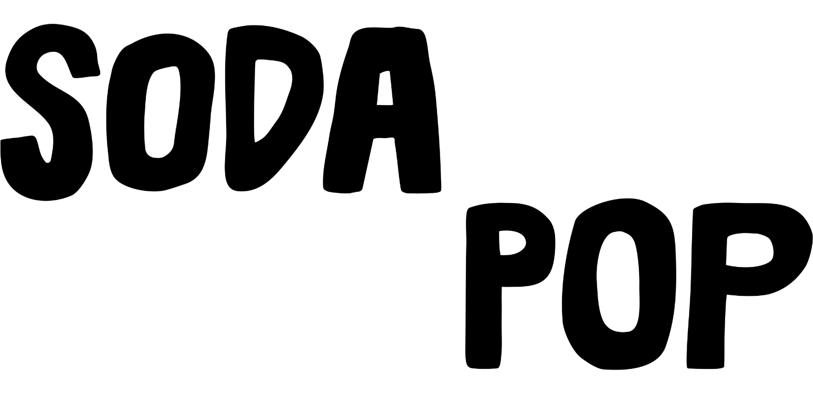 Soda Pop Logo. Childrens clothing store