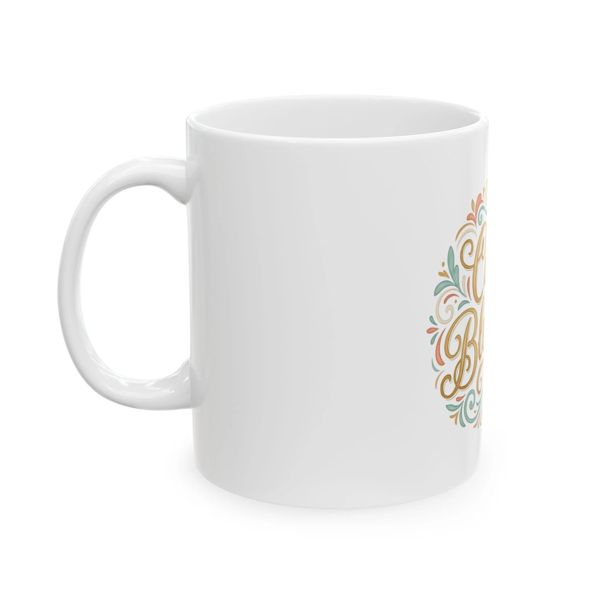 Count Your Blessings ceramic faith coffee mug - photo 3
