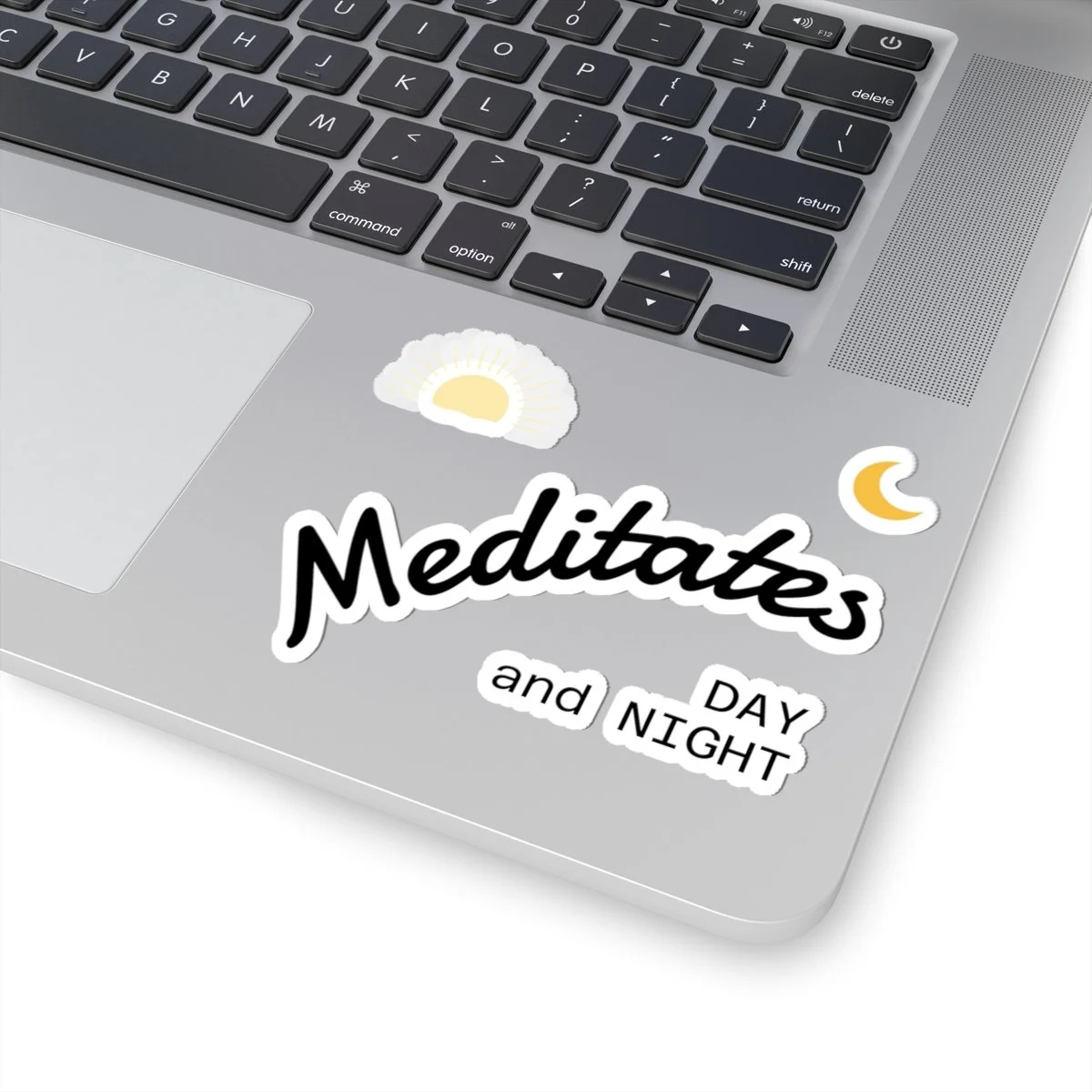 Meditates Day and Night sun and moon sticker set - photo 5