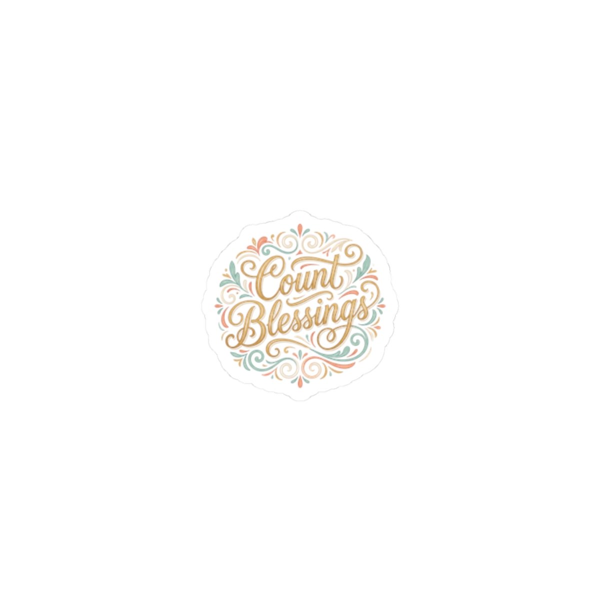 Count Your Blessings kiss-cut vinyl sticker - photo 10