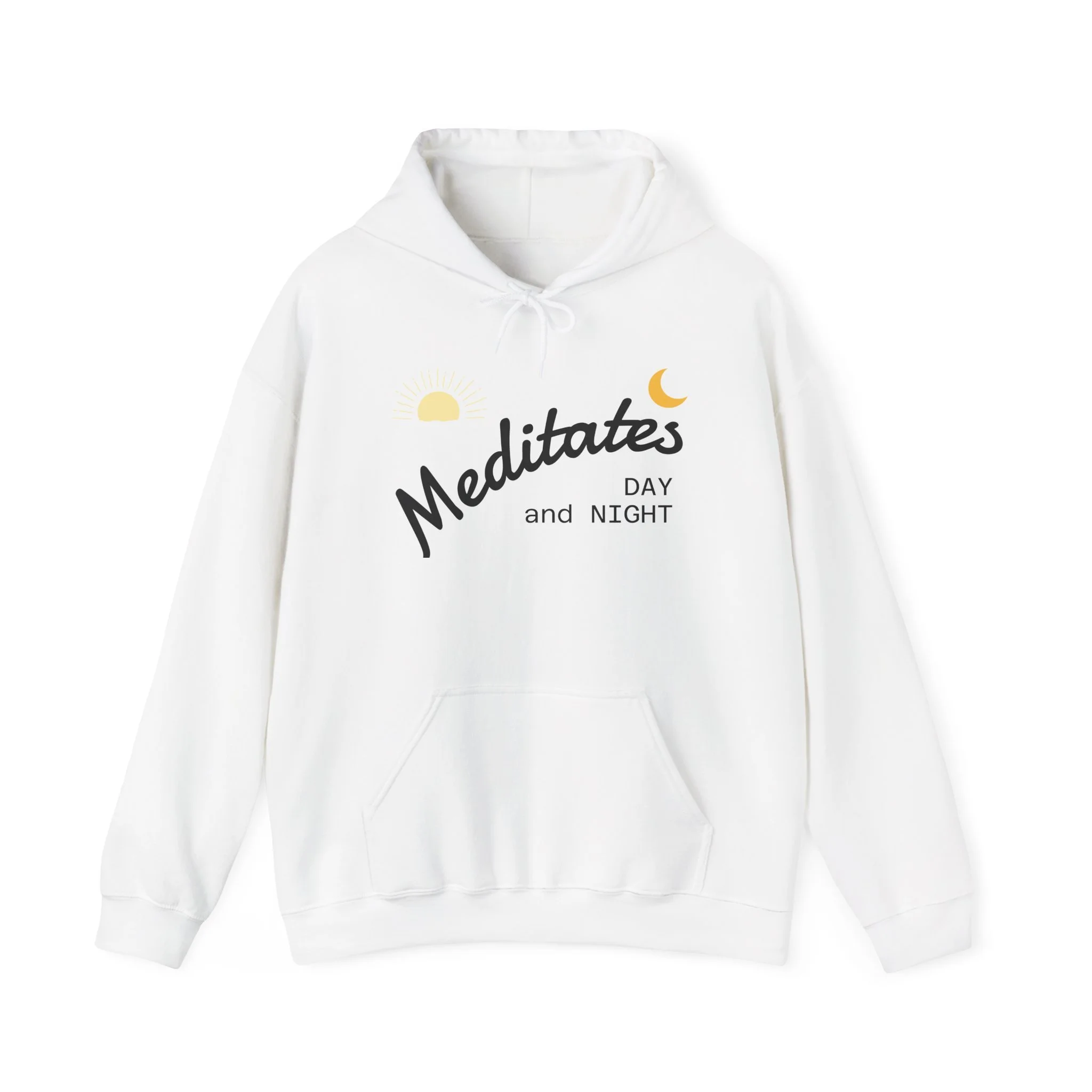 Meditates Day and Night Psalm 1:2 hoodie