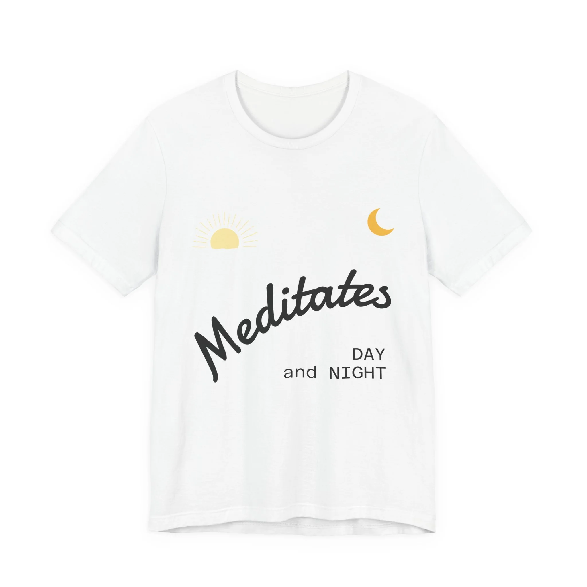 Meditates Day and Night Psalm 1:2 tee