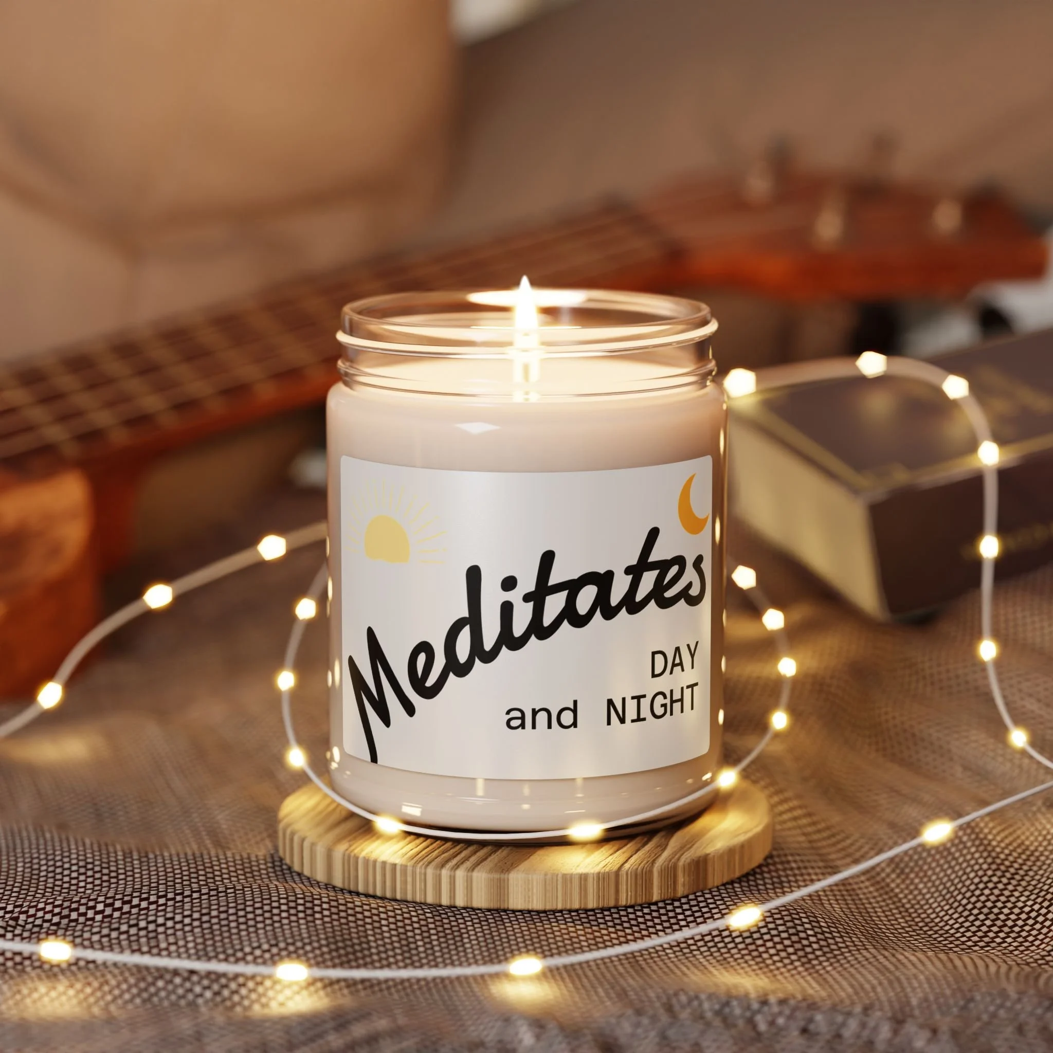 Meditates Day and Night scented soy candle - photo 31