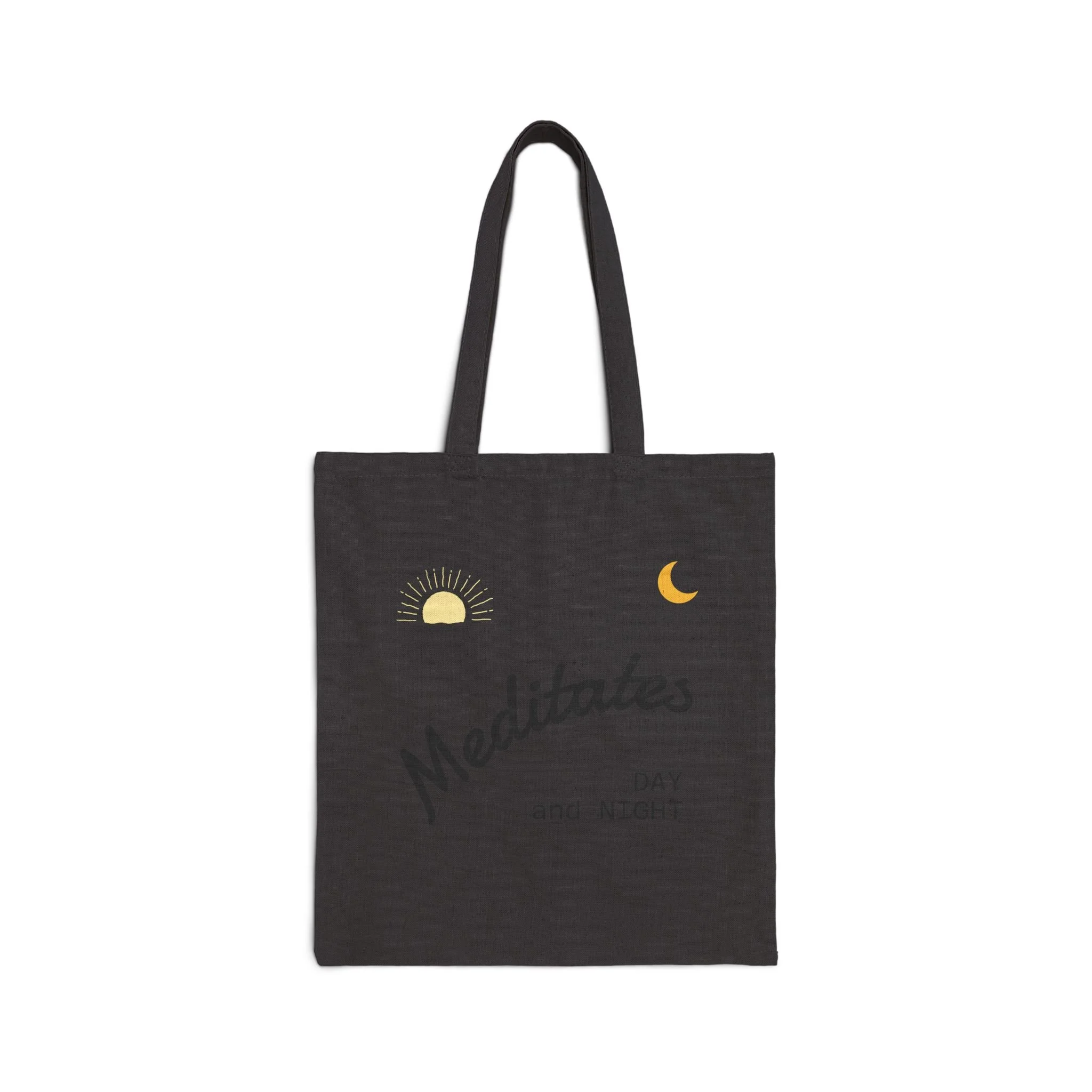 Meditates Day and Night canvas tote bag - photo 5
