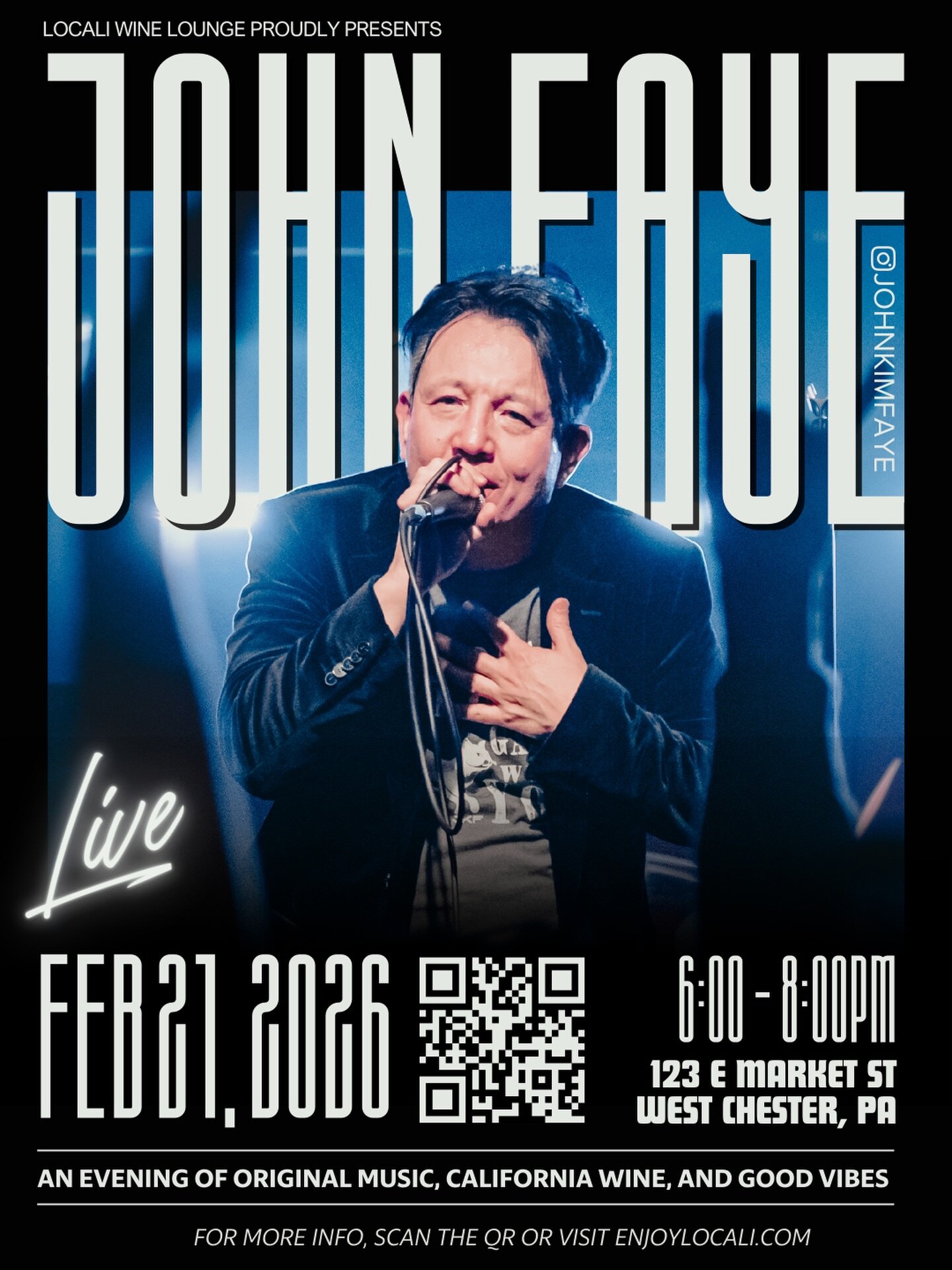 Come join us Saturday for a very special #LoCaliLive featuring the man, the myth, the legend @johnkimfaye performing 6-8PM. We&rsquo;re very excited for this one! 

🍷 🎶 No better way to enjoy the weekend than an evening of #OriginalMusic, #Californ