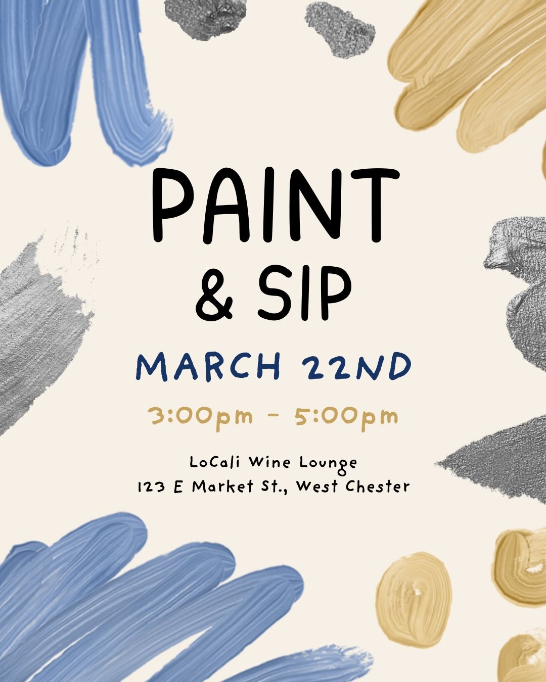 PAINT, SIP &amp; VIBE AT LOCALI

Our Artist in Residence, Tahirah Coleman, is taking over LoCali for an afternoon of painting, wine, and live music.

No experience needed - just grab a brush, sip some wine, and let Tahirah guide you through creating 