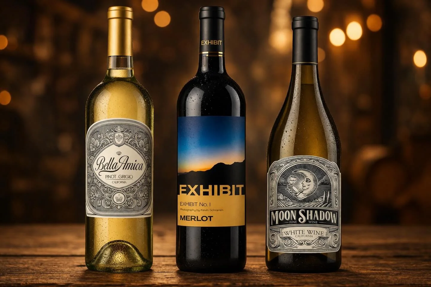 FLIGHT NIGHT

New month, new pours. We&rsquo;re rolling out a fresh version of flight night with a brand new lineup featuring three new releases:

Bella Amica Pinot Grigio
Moon Shadow White Blend
Exhibit Merlot

Three wines. One flight. All new.

Com